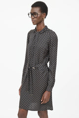 Gucci Silk Monogram Dress