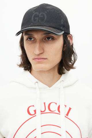 Gucci Black GG Monogram Hat
