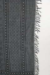 Gucci Guccissima Monogram & Stud Scarf