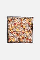 Gucci Pansy Floral Silk Scarf