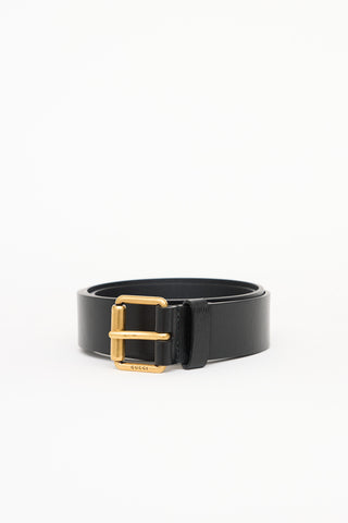 Gucci Leather Printed Belt