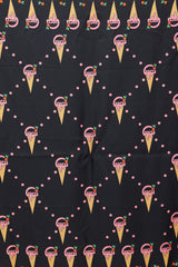 Gucci Black & Multi Silk Ice Cream Scarf