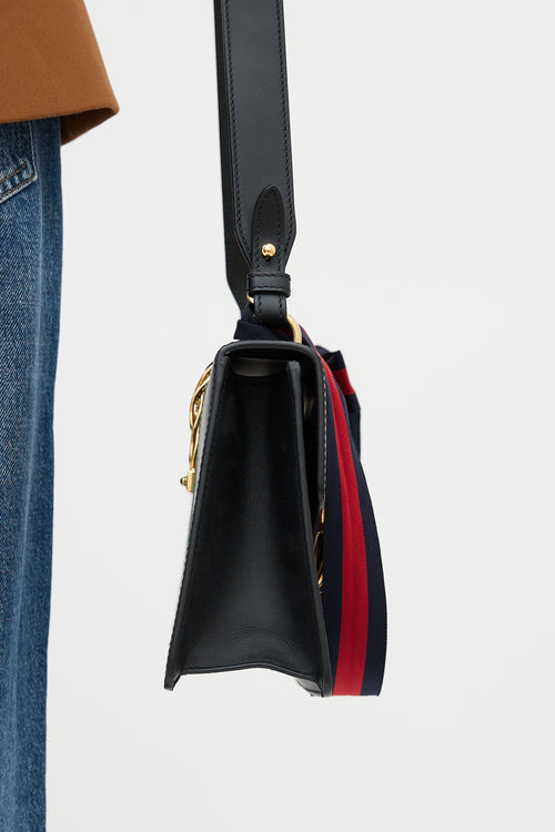 Gucci Leather Sylvie Chain Link Bag