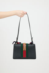 Gucci Leather Sylvie Chain Link Bag