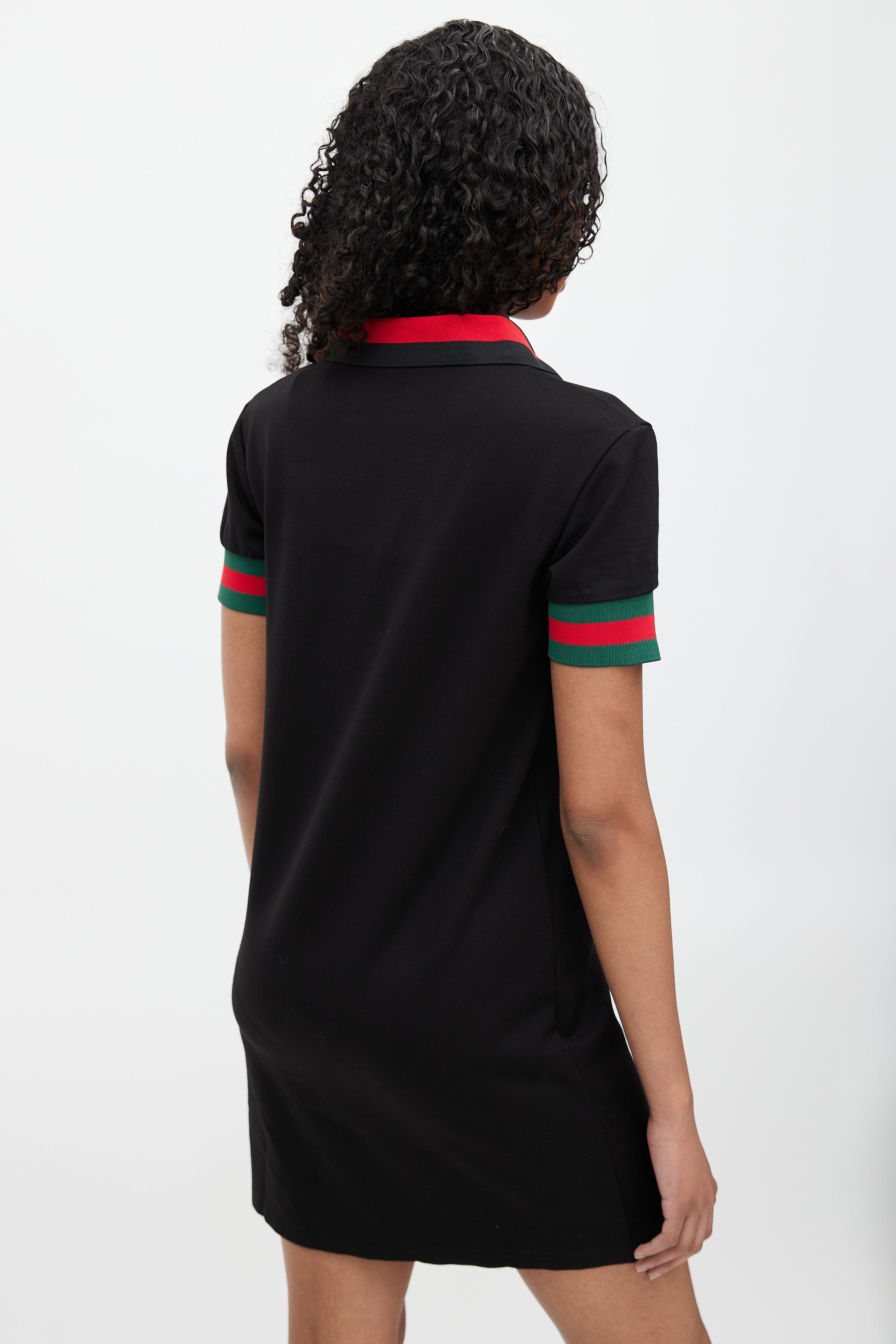 Gucci // Black & Multicolour Striped Polo Dress – VSP Consignment Gucci // Black & Multicolour Striped Polo Dress – VSP Consignment