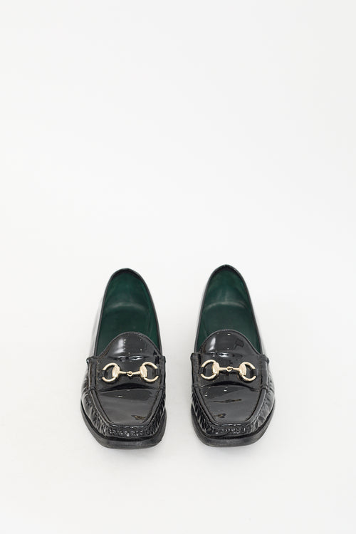 Gucci Black Patent Leather Loafer