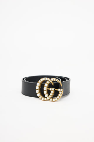 Gucci GG Marmont Pearl Belt