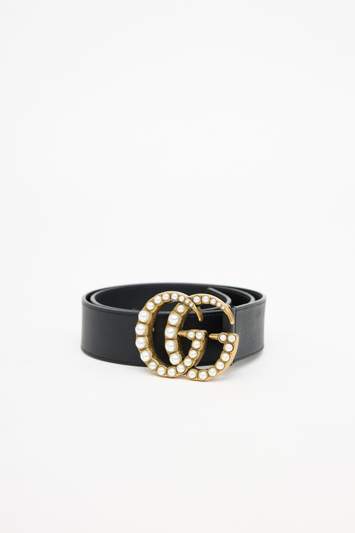 Gucci GG Marmont Pearl Belt