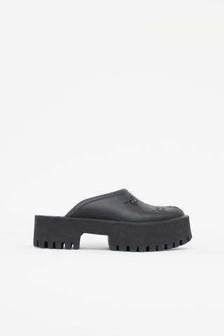 Gucci Perforated Rubber Mule