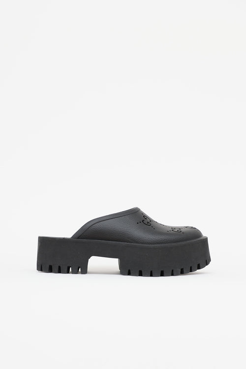 Gucci Perforated Rubber Mule