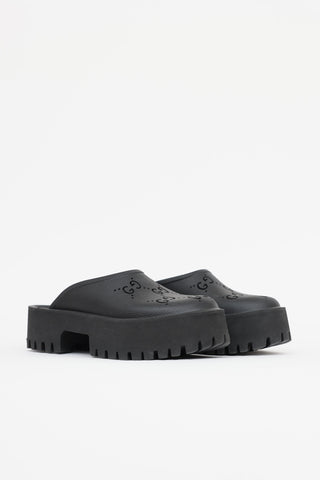 Gucci Perforated Rubber Mule