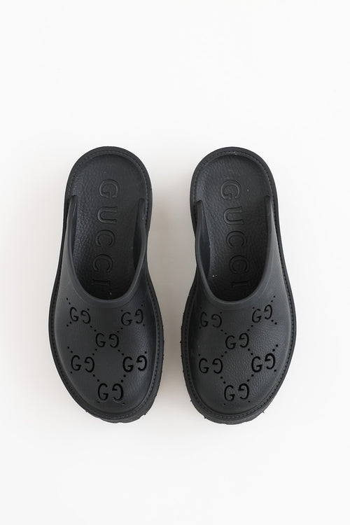 Gucci Perforated Rubber Mule