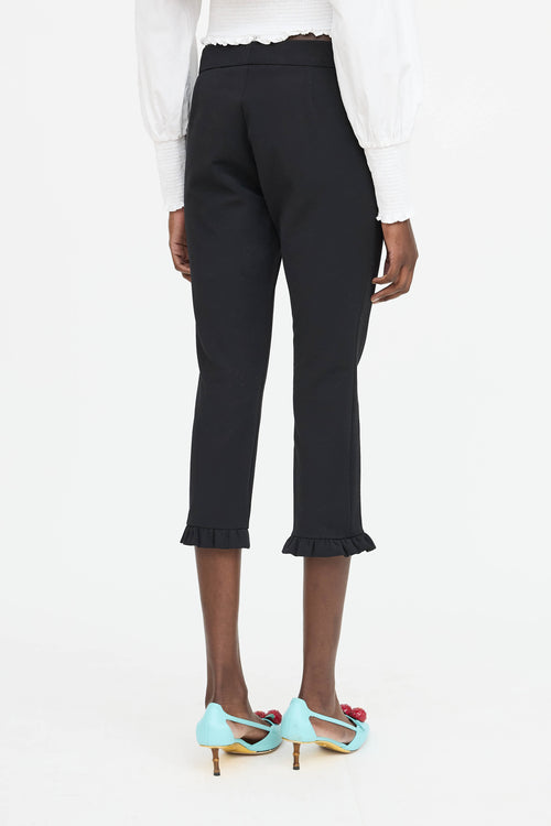 Gucci Ruffle Capri Pant