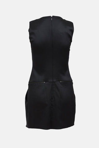 Gucci Silk Asymmetrical Zip Dress