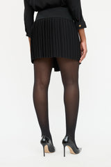 Gucci Silk Pleated Mini Skirt
