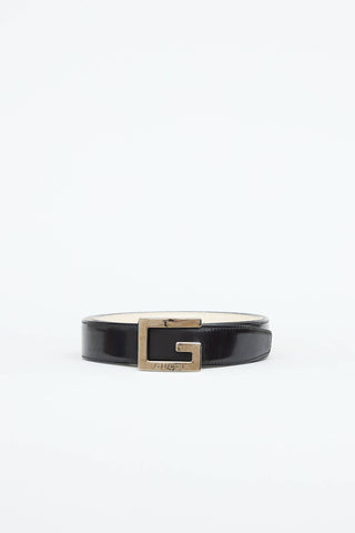 Gucci Leather G Buckle Belt