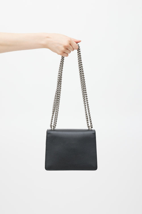 Gucci Black & Silver Leather Dionysus Bag