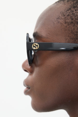 Gucci Black GG0036SN Square Sunglasses