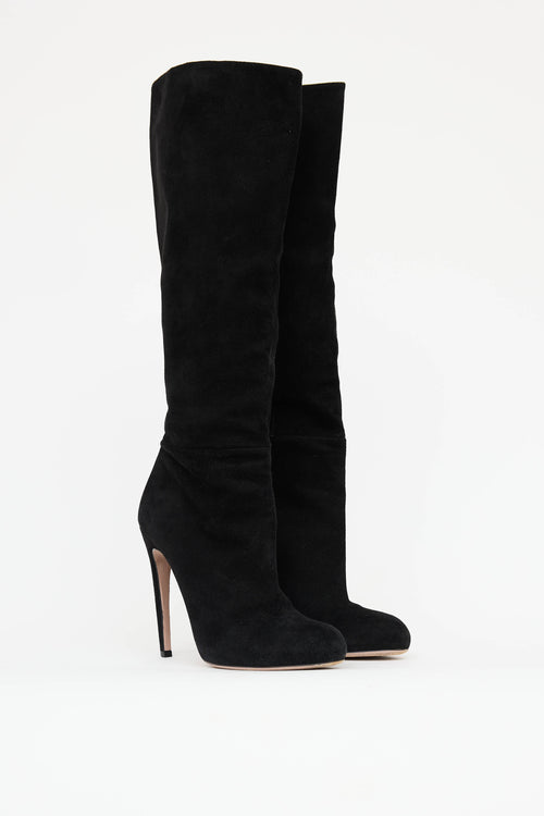 Gucci Suede Calf High Boot