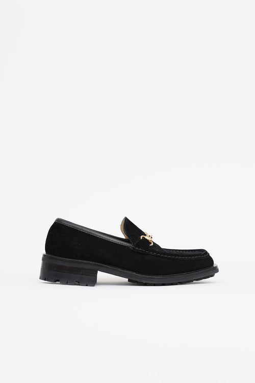 Gucci Suede Horsebit Loafer