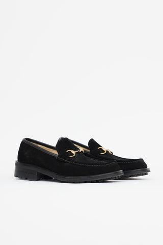Gucci Suede Horsebit Loafer