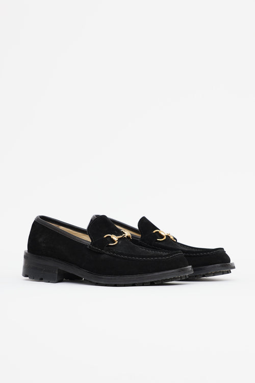Gucci Suede Horsebit Loafer
