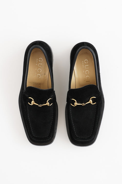 Gucci Suede Horsebit Loafer
