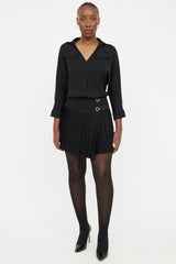 Gucci V-Neck Pocket Blouse
