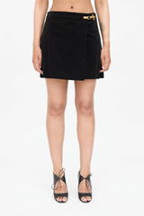 Gucci Velvet Clasp Skirt
