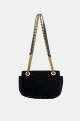 Gucci Velvet Small Marmont GG Bag