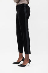 Gucci Black Velvet & Satin Suit
