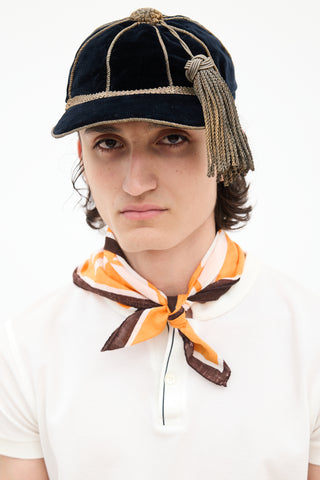 Gucci Velvet Tassel Hat