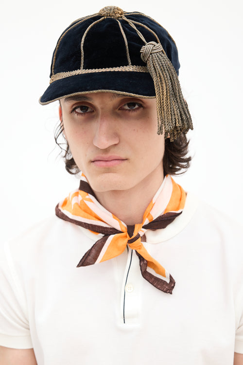 Gucci Velvet Tassel Hat