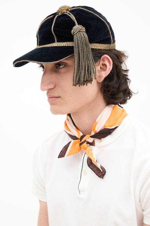 Gucci Velvet Tassel Hat