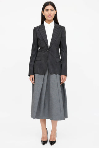 Gucci Wool Pinstripe Blazer