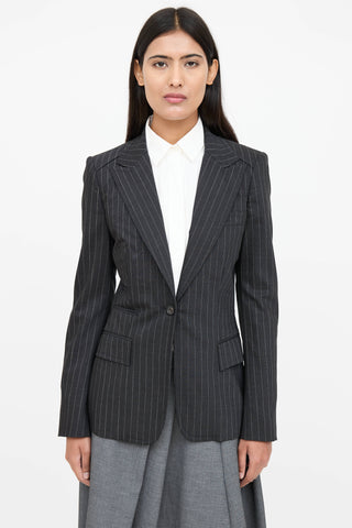 Gucci Wool Pinstripe Blazer