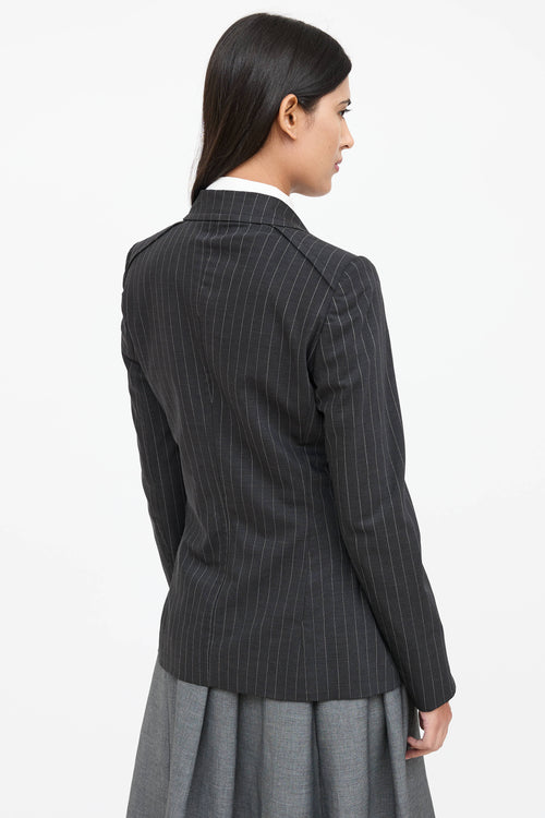 Gucci Wool Pinstripe Blazer