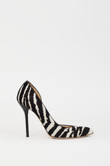 Gucci Black & White Printed Hair Noah D'Orsay Heel