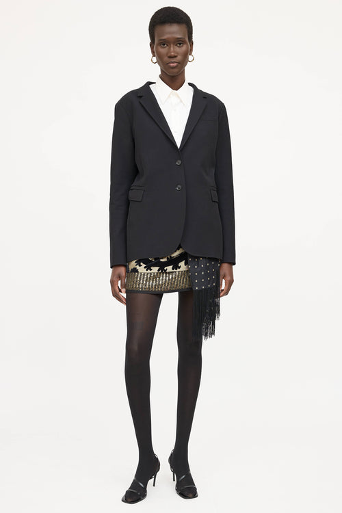 Gucci Single Breasted Blazer