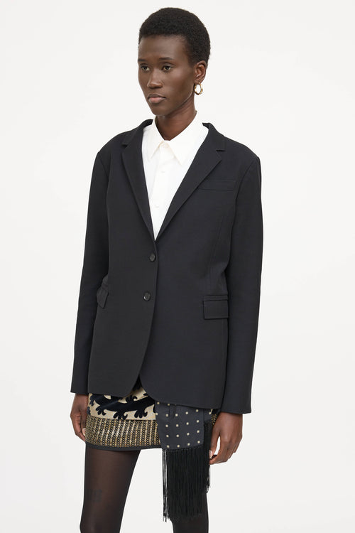 Gucci Single Breasted Blazer