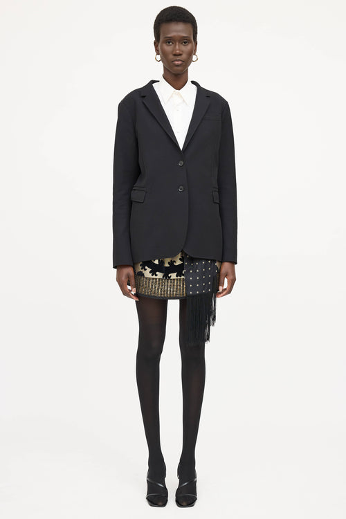 Gucci Single Breasted Blazer