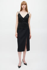 Gucci Red & Multicolour GG Lace Dress