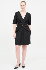 Gucci 2009 Cross Over Belted  Dress