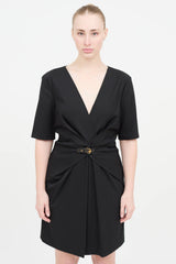 Gucci 2009 Cross Over Belted  Dress
