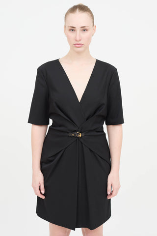 Gucci 2009 Cross Over Belted  Dress