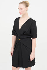 Gucci 2009 Cross Over Belted  Dress