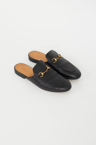 Gucci Black Leather Princetown Loafer