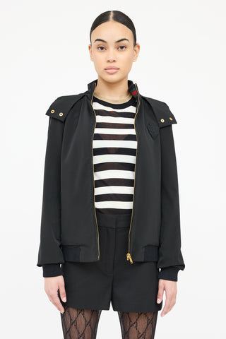Gucci Crest Zip Long Sleeve Jacket