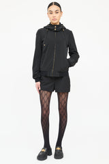 Gucci Crest Zip Long Sleeve Jacket