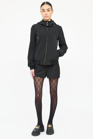 Gucci Crest Zip Long Sleeve Jacket